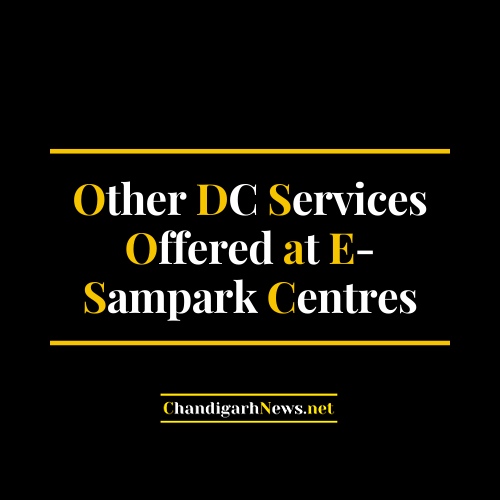 Other DC Services Offered at E Sampark Centres