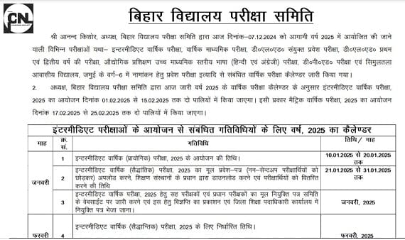 Bihar Board Exam 2025 - प्रवेश पत्र और उत्तर-पुस्तिका में नए बदलाव